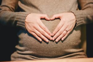 Pregnant women practicing self-care